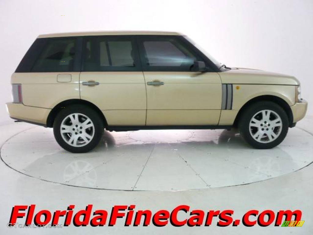 2004 Range Rover HSE - Maya Gold Metallic / Sand/Jet Black photo #4