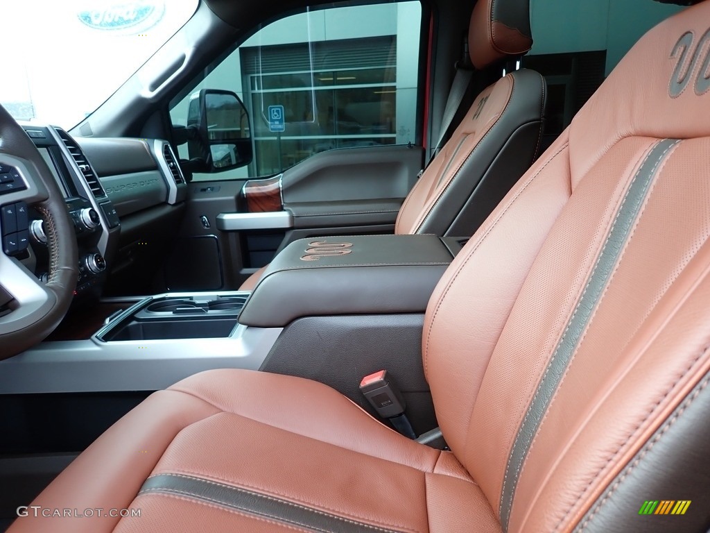2021 F250 Super Duty King Ranch Crew Cab 4x4 - Rapid Red Metallic / Kingsville Antique/Java photo #9