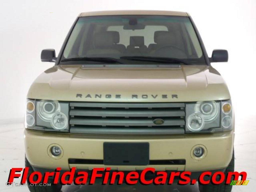 2004 Range Rover HSE - Maya Gold Metallic / Sand/Jet Black photo #5
