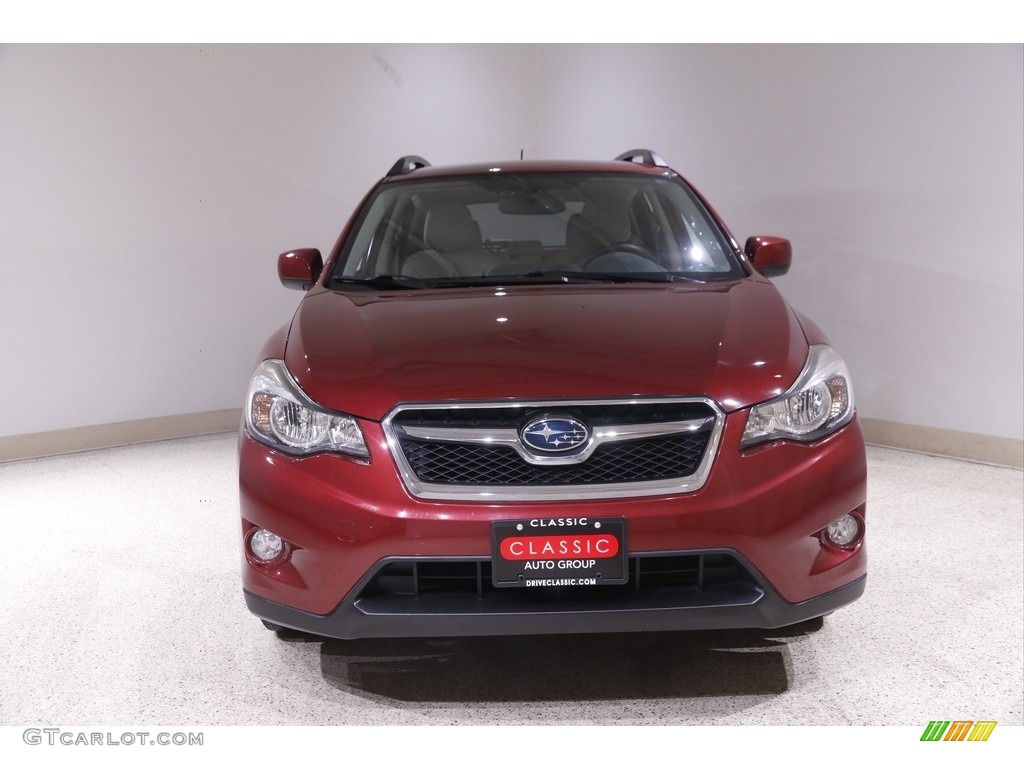 2013 XV Crosstrek 2.0 Premium - Venetian Red Pearl / Black photo #2