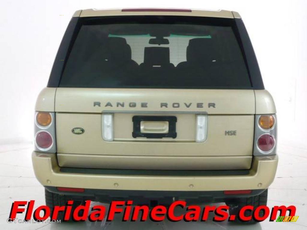 2004 Range Rover HSE - Maya Gold Metallic / Sand/Jet Black photo #6