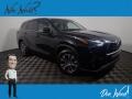 2022 Midnight Black Metallic Toyota Highlander XLE AWD  photo #1