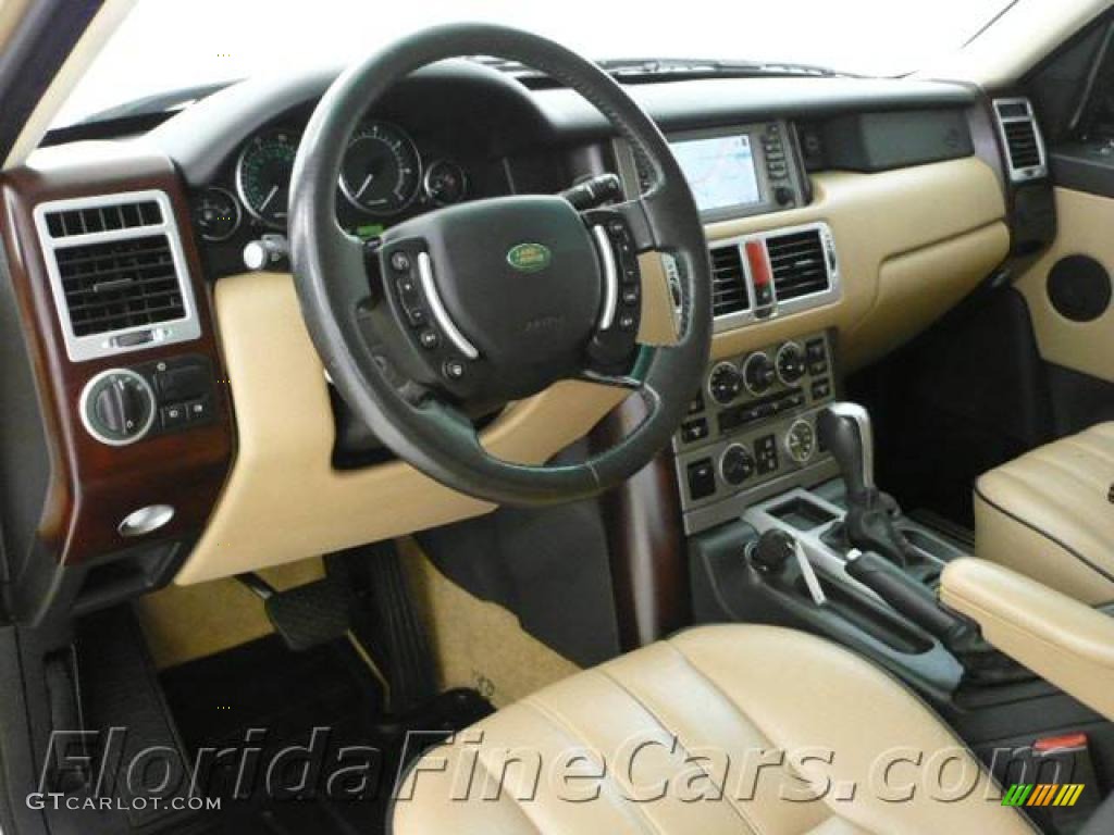2004 Range Rover HSE - Maya Gold Metallic / Sand/Jet Black photo #13