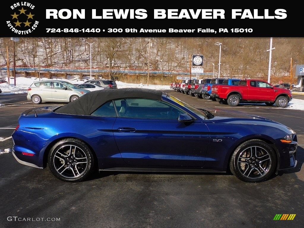 Kona Blue Ford Mustang