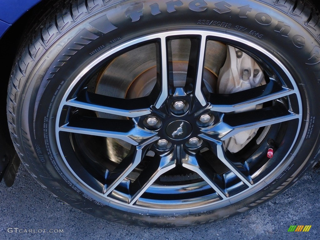 2019 Mustang GT Premium Convertible - Kona Blue / Ebony photo #10