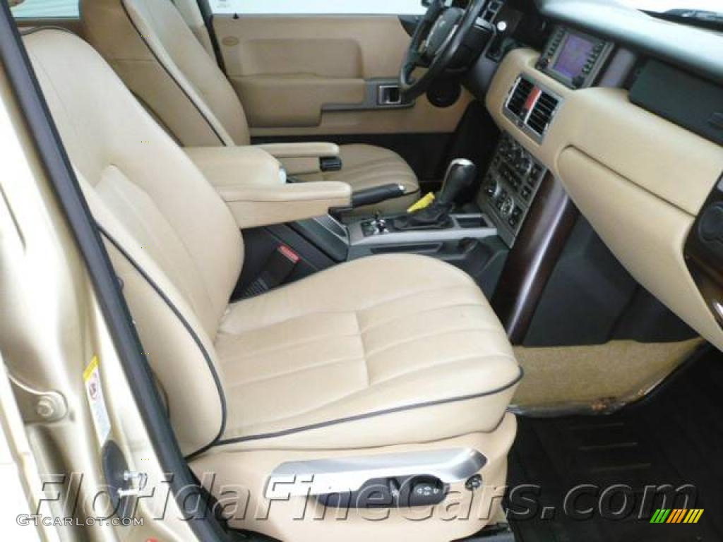 2004 Range Rover HSE - Maya Gold Metallic / Sand/Jet Black photo #14