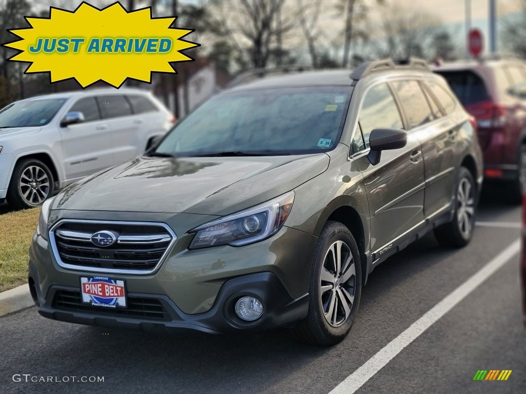 2019 Outback 2.5i Limited - Wilderness Green Metallic / Warm Ivory photo #1
