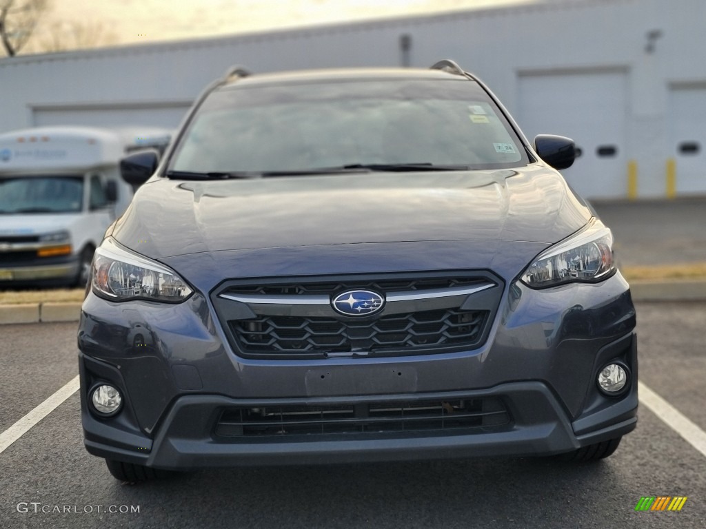 2019 Crosstrek 2.0i Premium - Dark Gray Metallic / Black photo #2