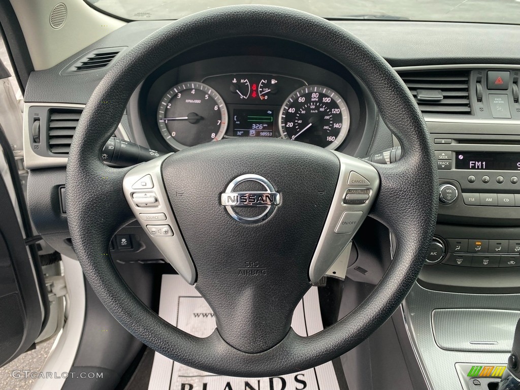 2013 Sentra SR - Aspen White / Charcoal photo #7