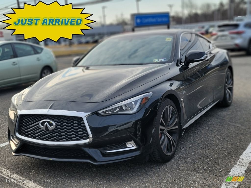 2017 Q60 3.0t Premium AWD Coupe - Midnight Black / Stone photo #1