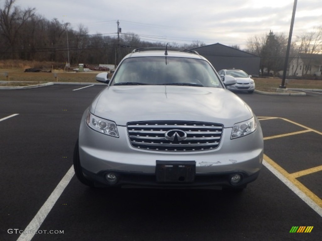 2005 FX 35 AWD - Brilliant Silver Metallic / Graphite photo #2