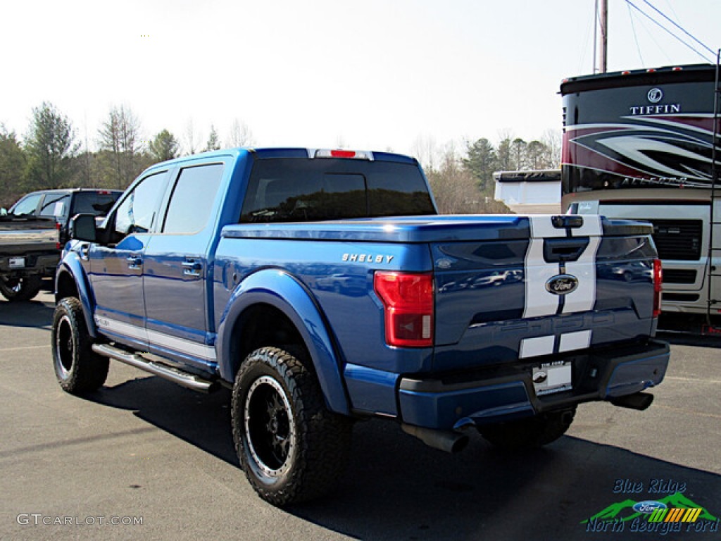 2018 F150 Shelby Cobra Edition SuperCrew 4x4 - Lightning Blue / Black photo #3