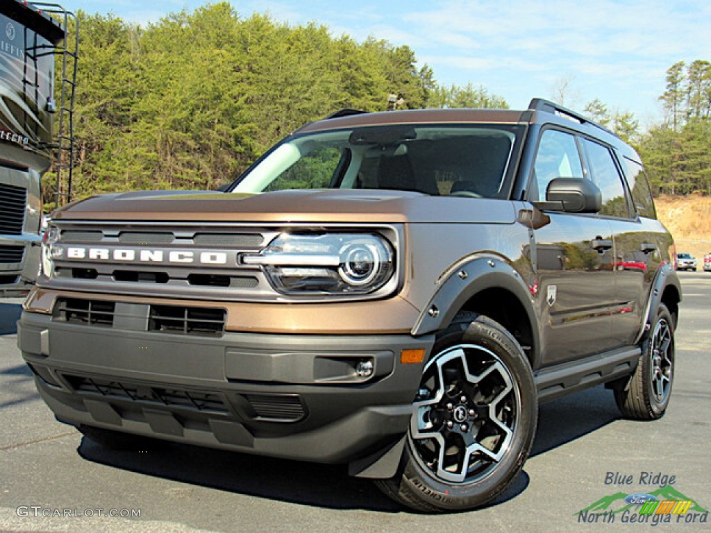 Bronze Smoke Metallic 2022 Ford Bronco Sport Big Bend 4x4 Exterior Photo #143727964