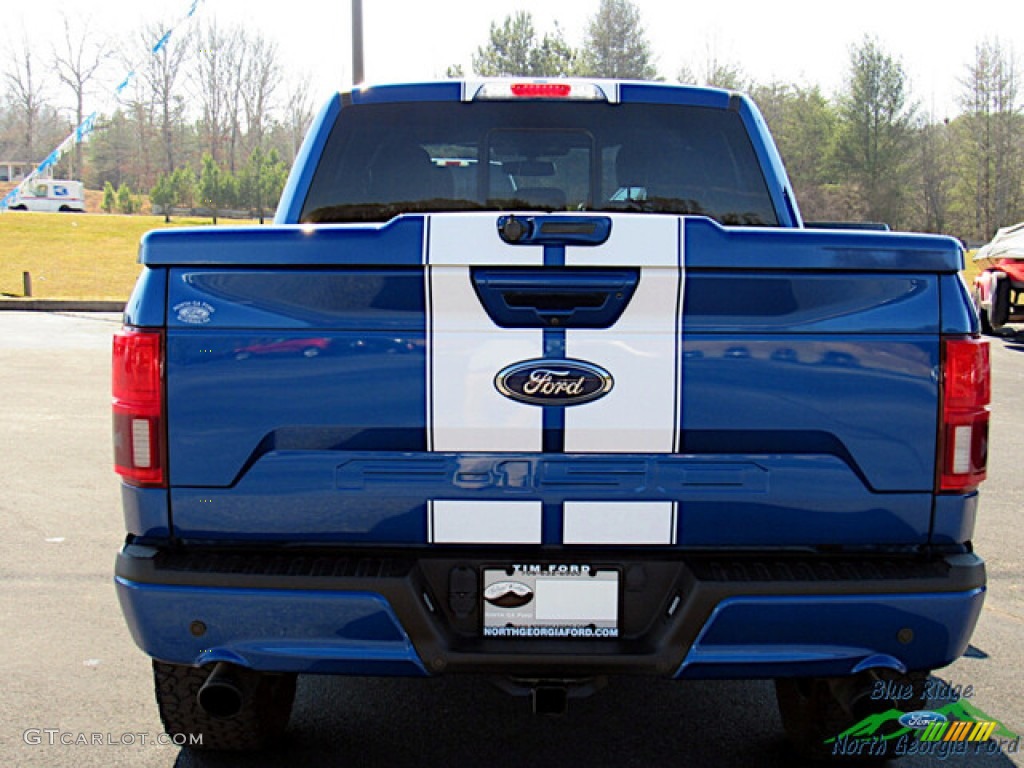 2018 F150 Shelby Cobra Edition SuperCrew 4x4 - Lightning Blue / Black photo #4