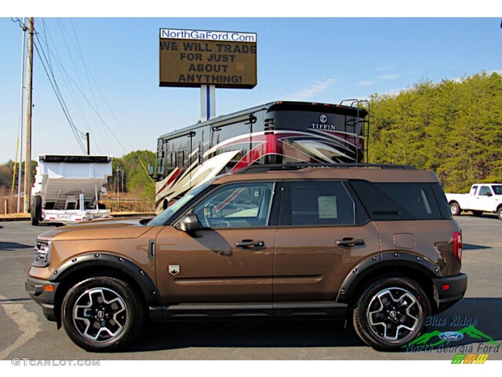 Bronze Smoke Metallic 2022 Ford Bronco Sport Big Bend 4x4 Exterior Photo #143727979