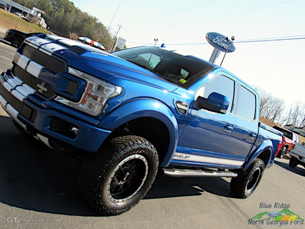 2018 F150 Shelby Cobra Edition SuperCrew 4x4 - Lightning Blue / Black photo #33