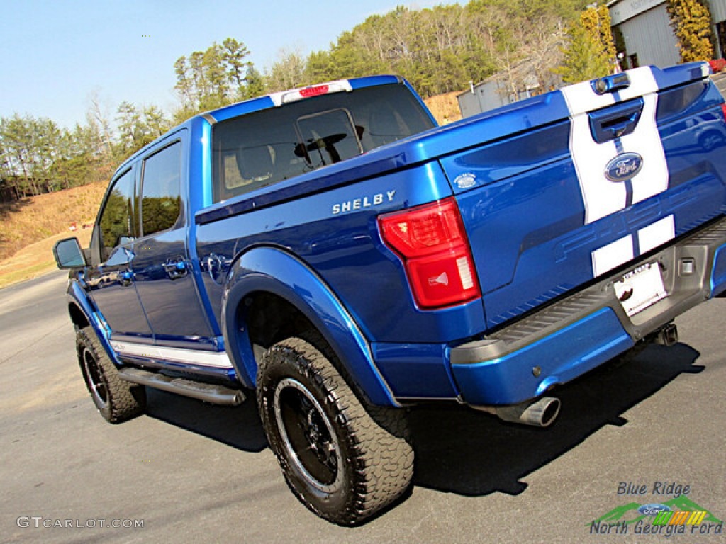 2018 F150 Shelby Cobra Edition SuperCrew 4x4 - Lightning Blue / Black photo #36