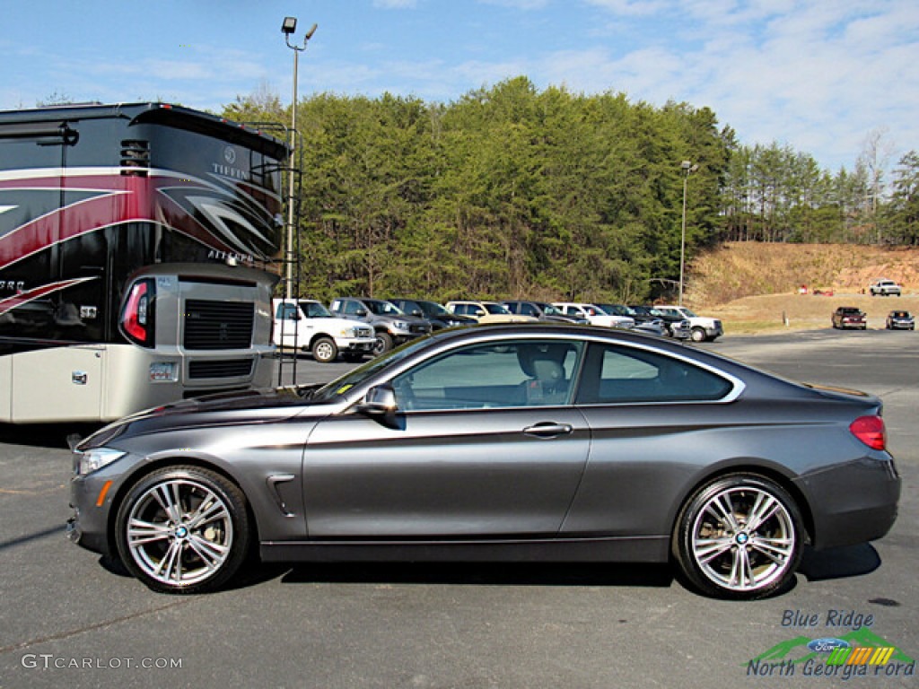 2017 4 Series 440i xDrive Coupe - Mineral Grey Metallic / Black photo #2
