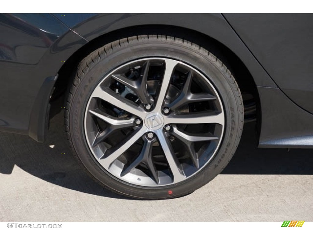 2022 Civic Touring Sedan - Meteorite Gray Metallic / Black photo #10