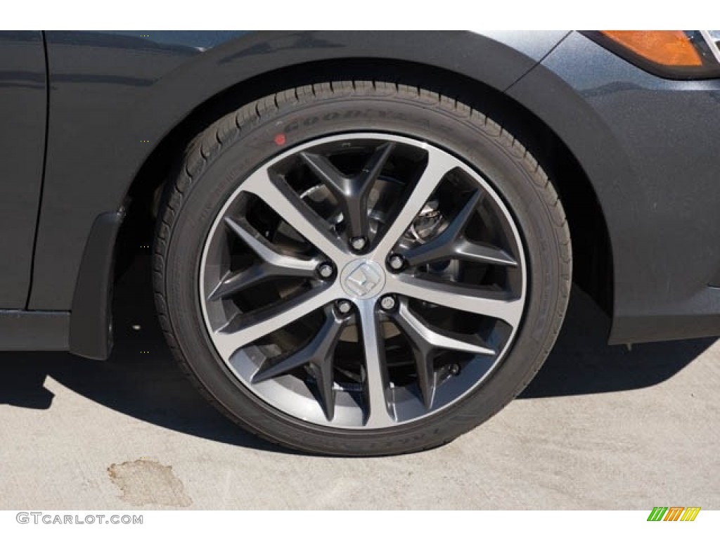 2022 Civic Touring Sedan - Meteorite Gray Metallic / Black photo #11