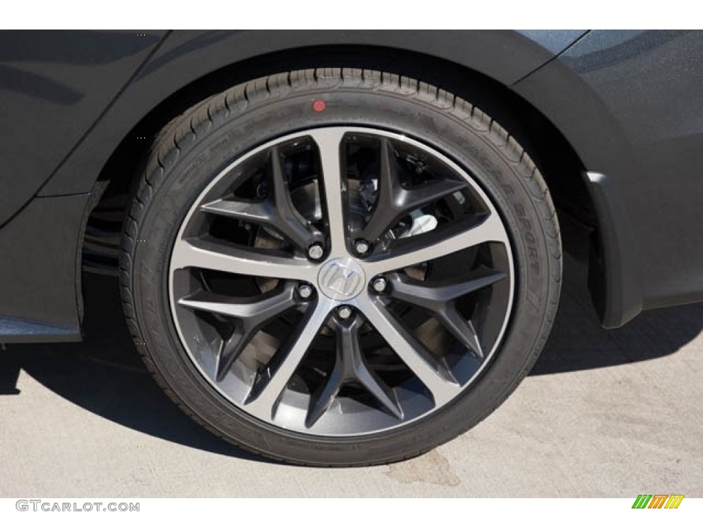 2022 Civic Touring Sedan - Meteorite Gray Metallic / Black photo #12