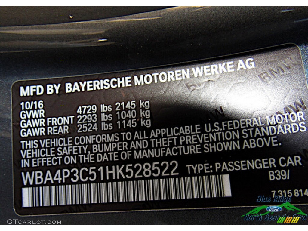 2017 4 Series 440i xDrive Coupe - Mineral Grey Metallic / Black photo #26