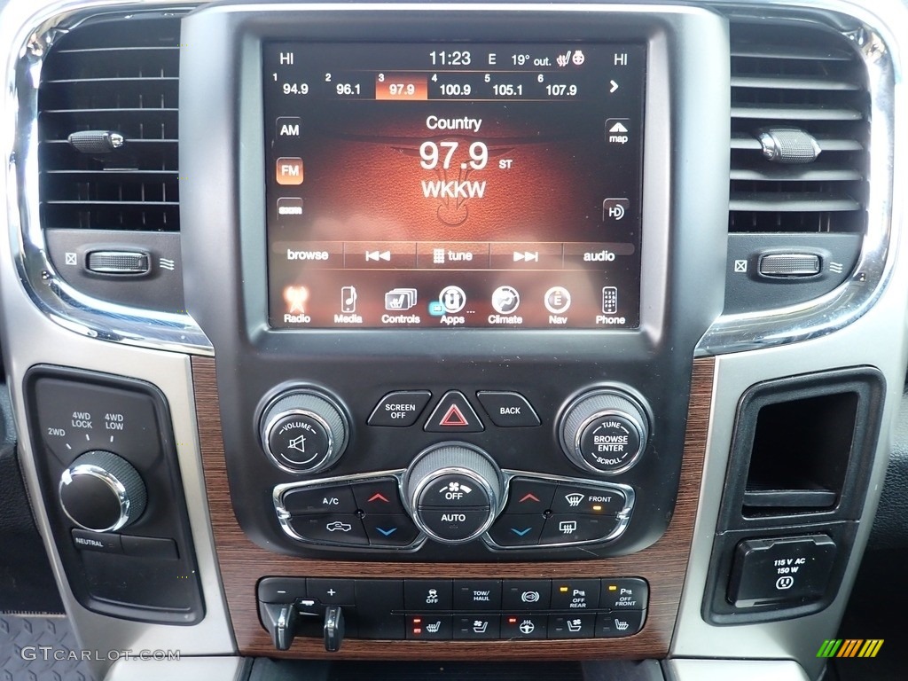 2016 Ram 2500 Laramie Mega Cab 4x4 Controls Photo #143729473