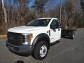 2017 Oxford White Ford F550 Super Duty XL Regular Cab Chassis  photo #2