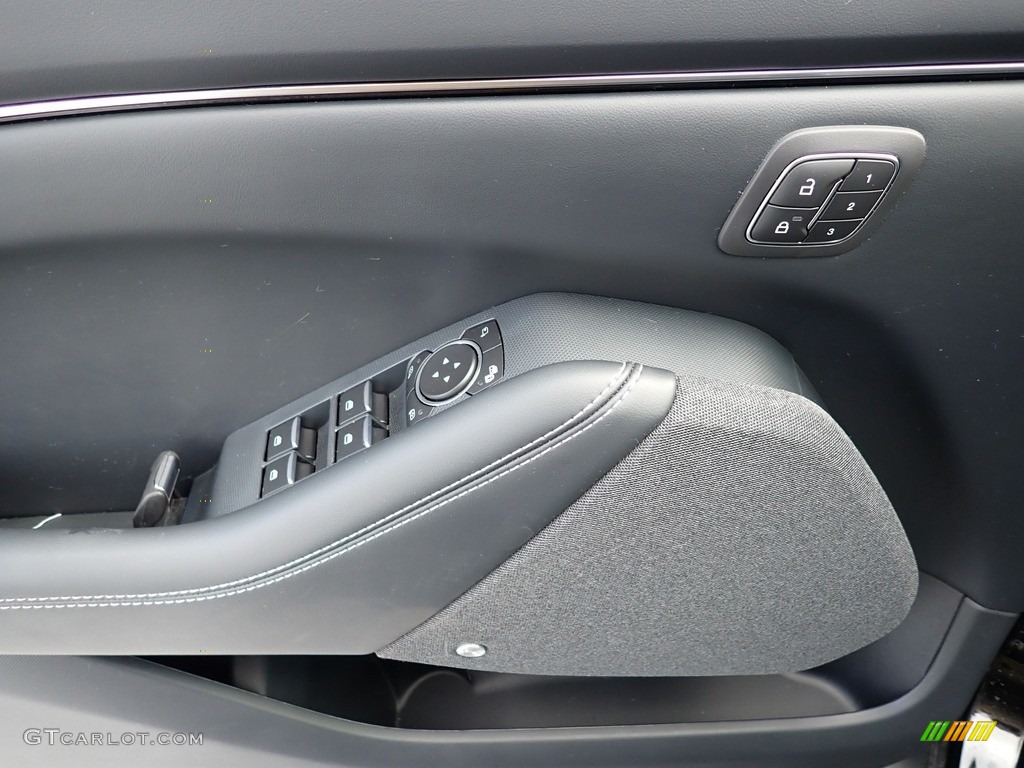 2021 Ford Mustang Mach-E Premium eAWD Black Onyx Door Panel Photo #143730103