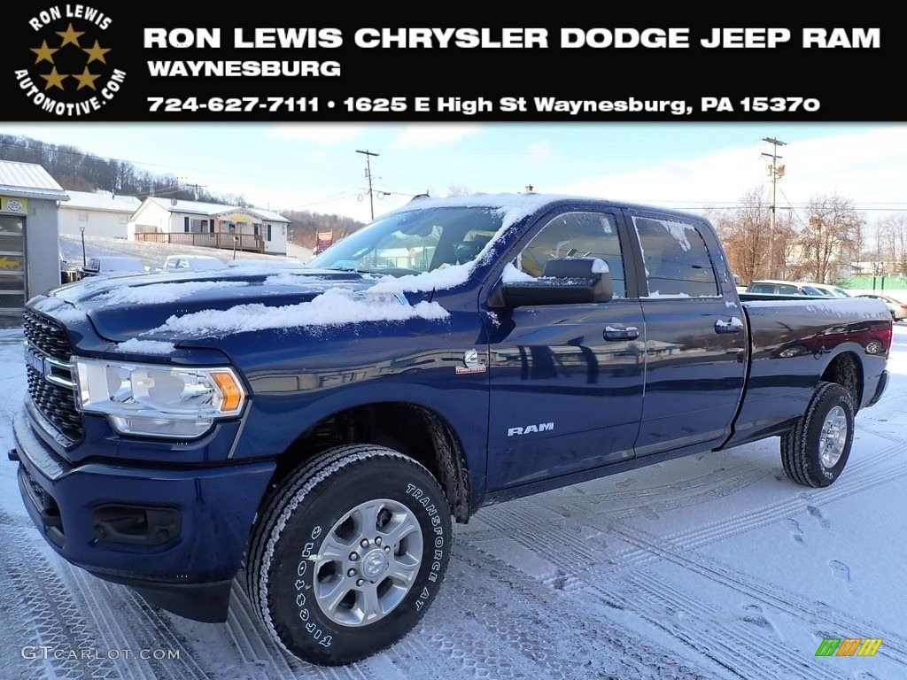 2022 3500 Big Horn Crew Cab 4x4 - Patriot Blue Pearl / Black photo #1