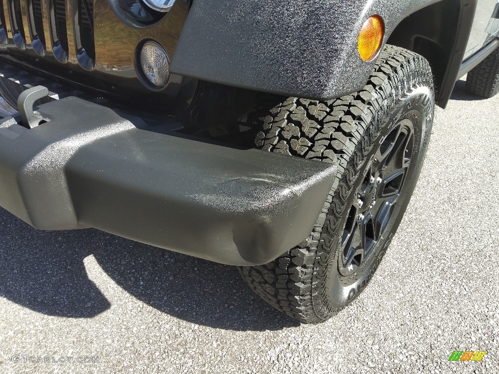 2017 Wrangler Unlimited Willys Wheeler 4x4 - Rhino / Black photo #4