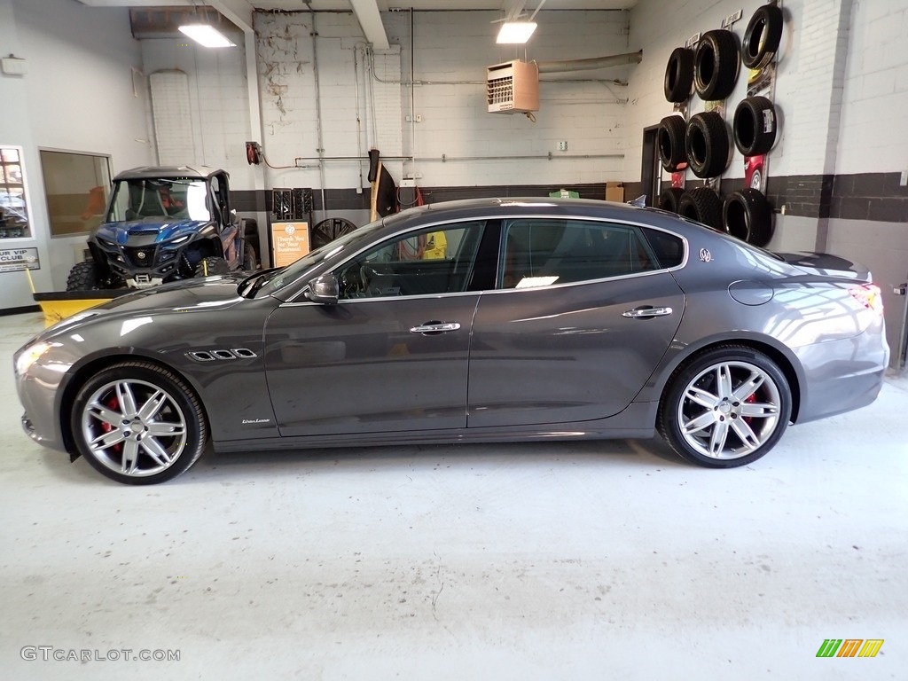 Grigio Maratea (Dark Grey Metallic) 2017 Maserati Quattroporte S GrandLusso Q4 AWD Exterior Photo #143730892