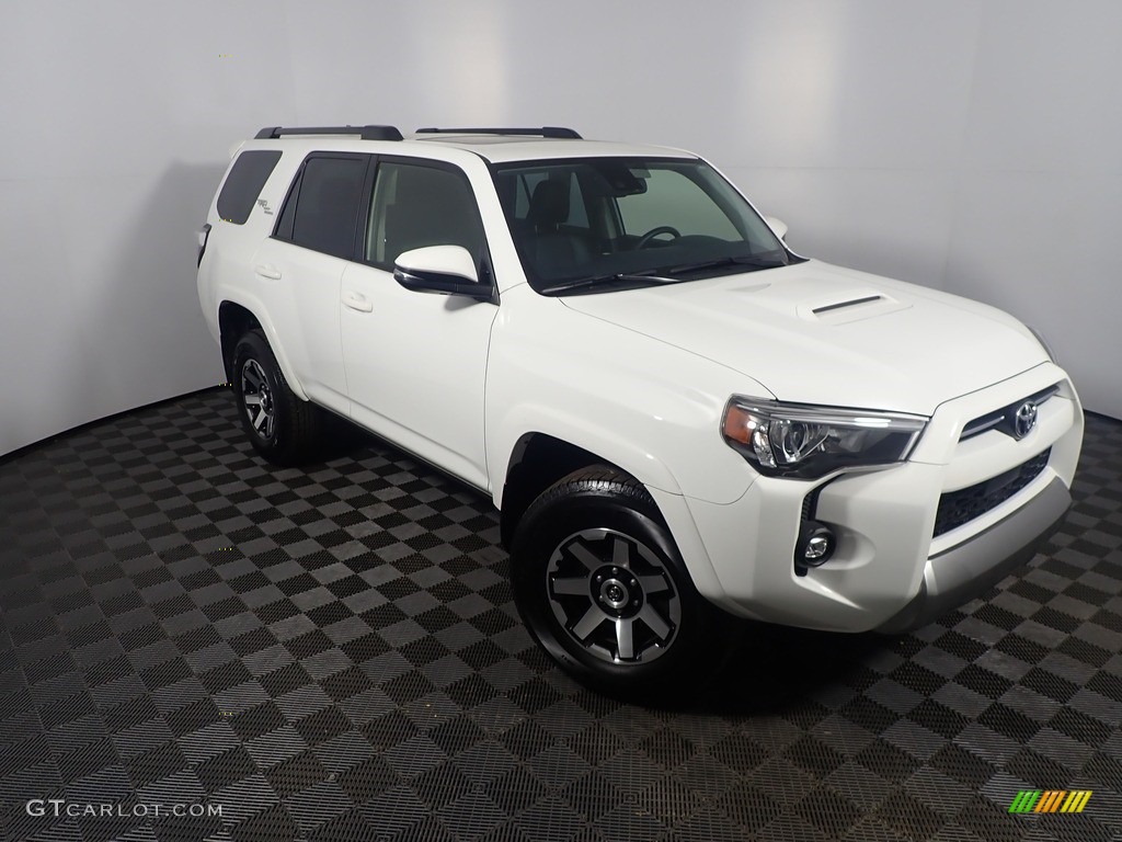 Super White 2021 Toyota 4Runner TRD Off Road Premium 4x4 Exterior Photo #143731549