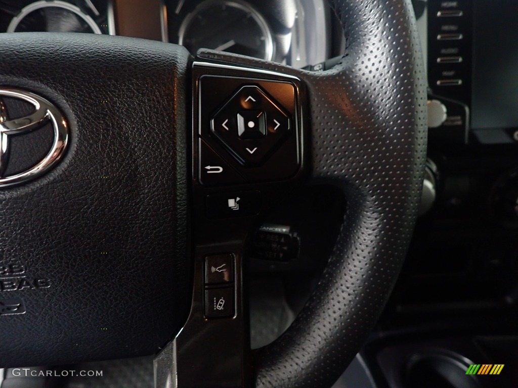 2021 Toyota 4Runner TRD Off Road Premium 4x4 Black/Graphite Steering Wheel Photo #143731873