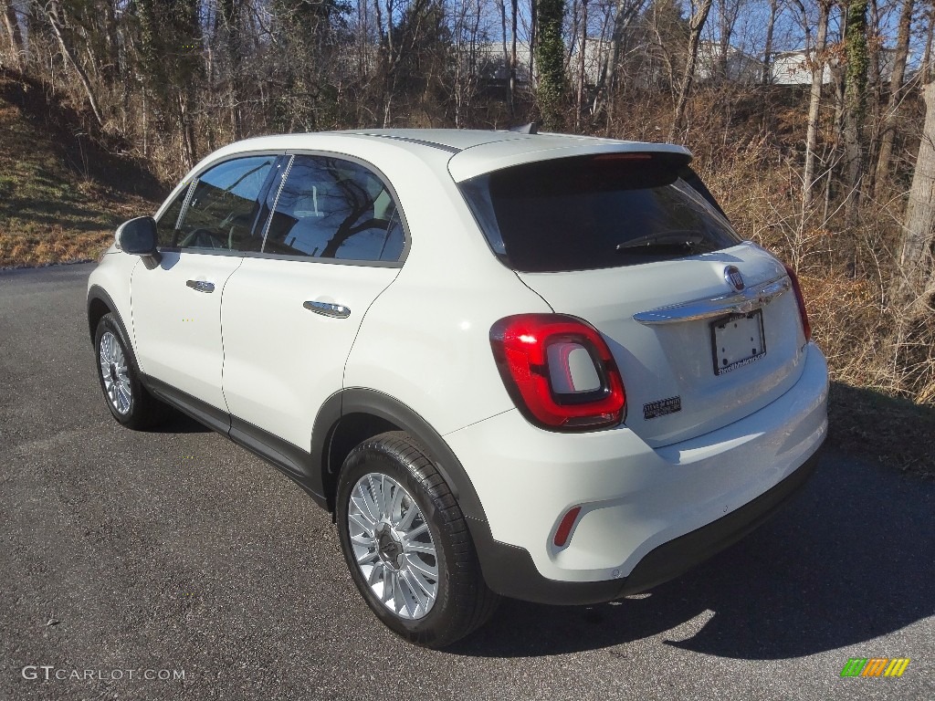 2021 500X Pop AWD - Bianco Gelato (White) / Slate Blue photo #8