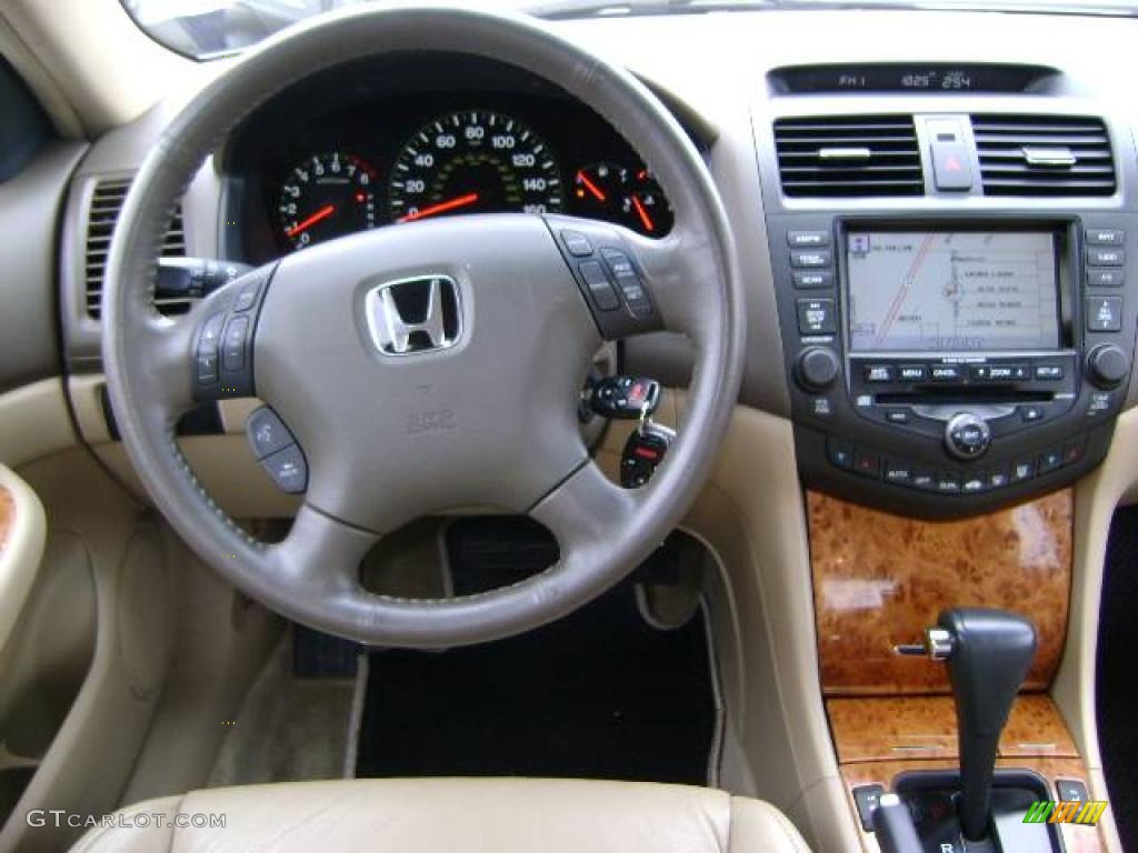 2005 Accord EX-L V6 Sedan - Taffeta White / Ivory photo #26