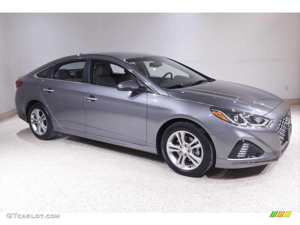 2019 Sonata SEL - Machine Gray / Gray photo #1