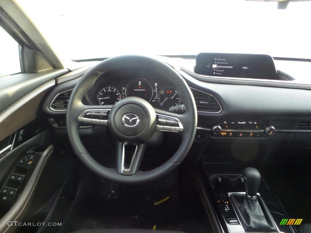 2022 Mazda CX-30 S Premium AWD Black Dashboard Photo #143733469