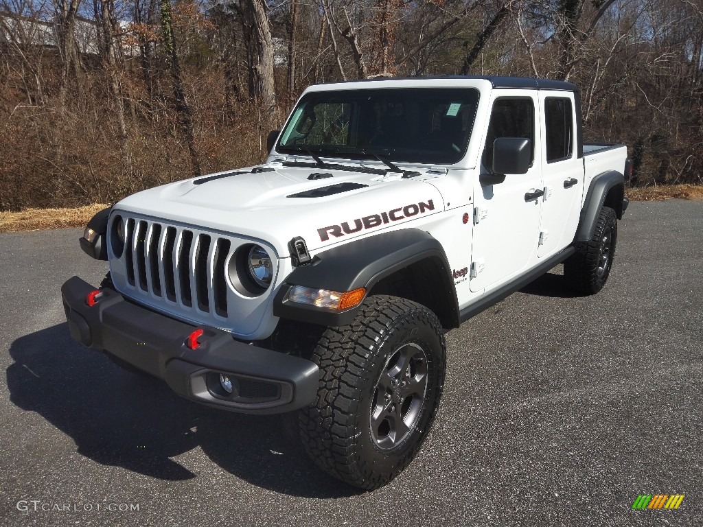2022 Gladiator Rubicon 4x4 - Bright White / Black photo #2