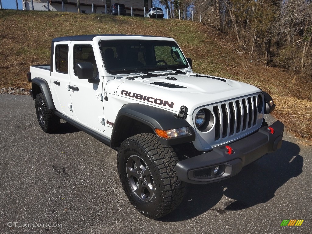 2022 Gladiator Rubicon 4x4 - Bright White / Black photo #4