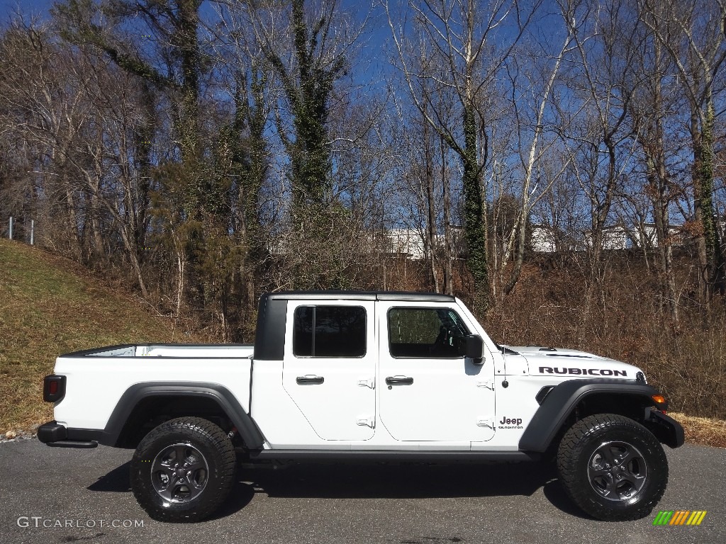 2022 Gladiator Rubicon 4x4 - Bright White / Black photo #5