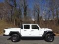 2022 Bright White Jeep Gladiator Rubicon 4x4  photo #5