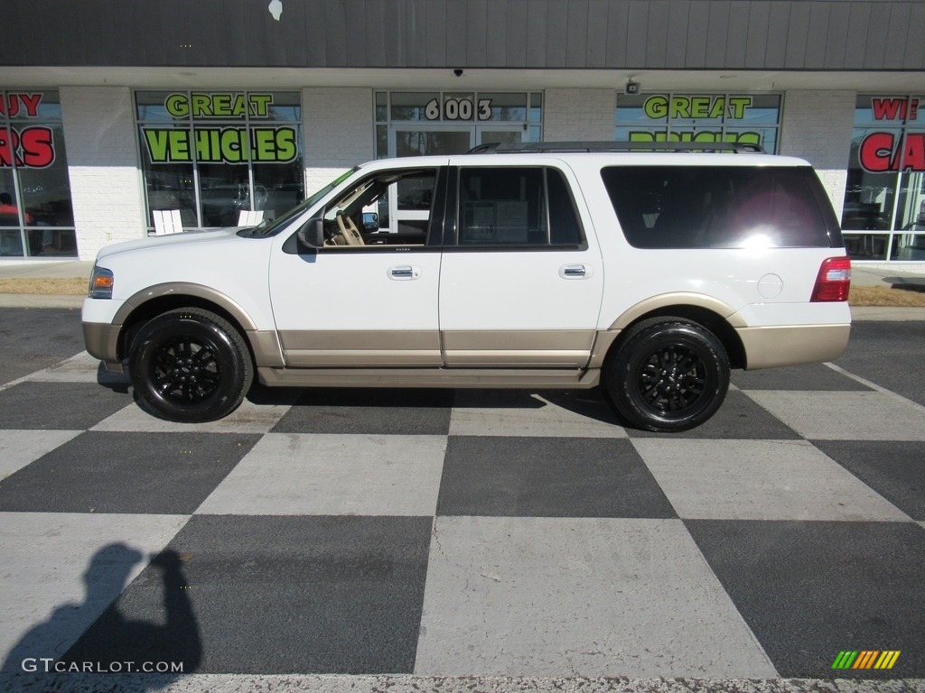 2014 Expedition EL XLT - Oxford White / Camel photo #1