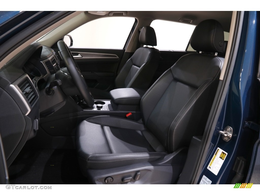 Titan Black Interior 2019 Volkswagen Atlas SE R-Line 4Motion Photo #143734978