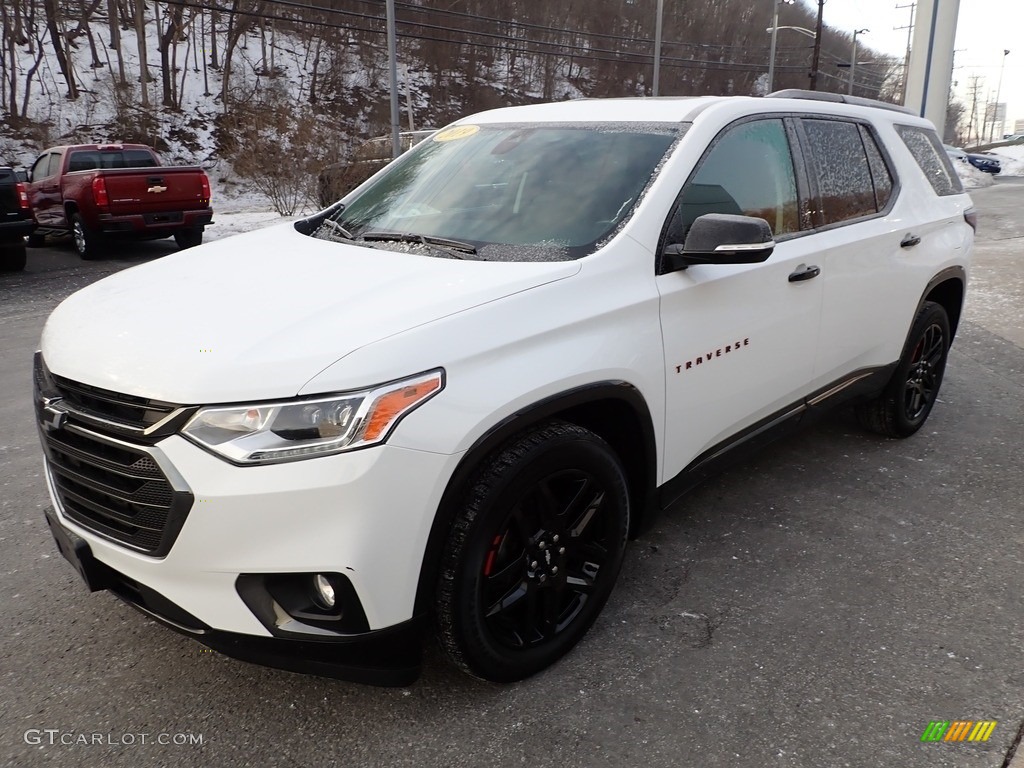 Summit White 2019 Chevrolet Traverse Premier AWD Exterior Photo #143735410