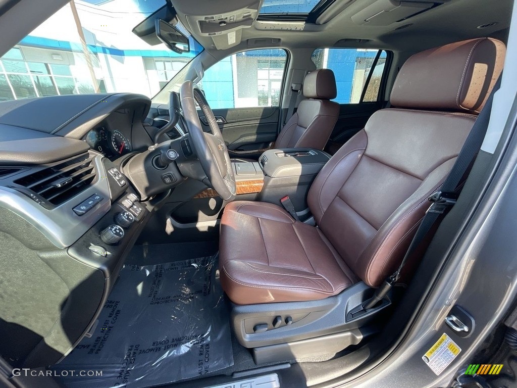 Jet Black/­Mahogany Interior 2020 Chevrolet Tahoe Premier 4WD Photo #143735572