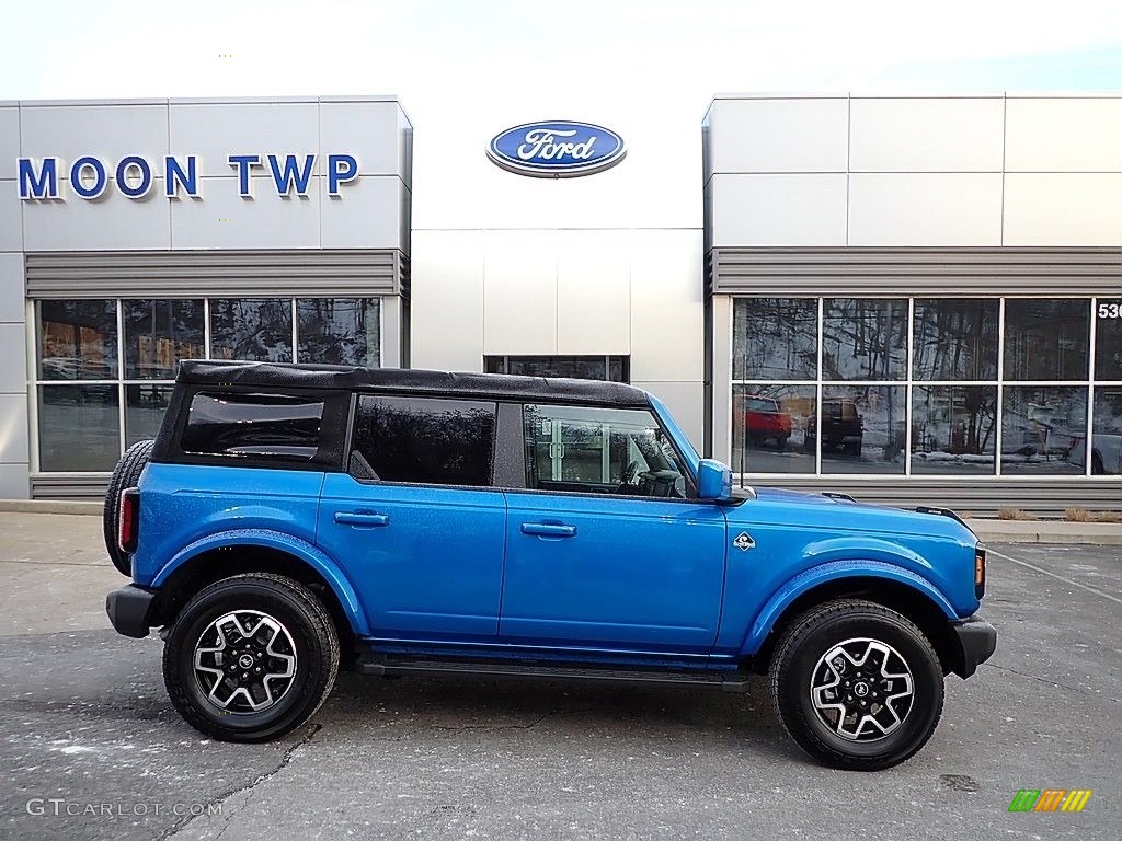 2021 Bronco Outer Banks 4x4 4-Door - Velocity Blue / Space Gray/Navy Pier photo #1