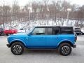Velocity Blue 2021 Ford Bronco Outer Banks 4x4 4-Door Exterior