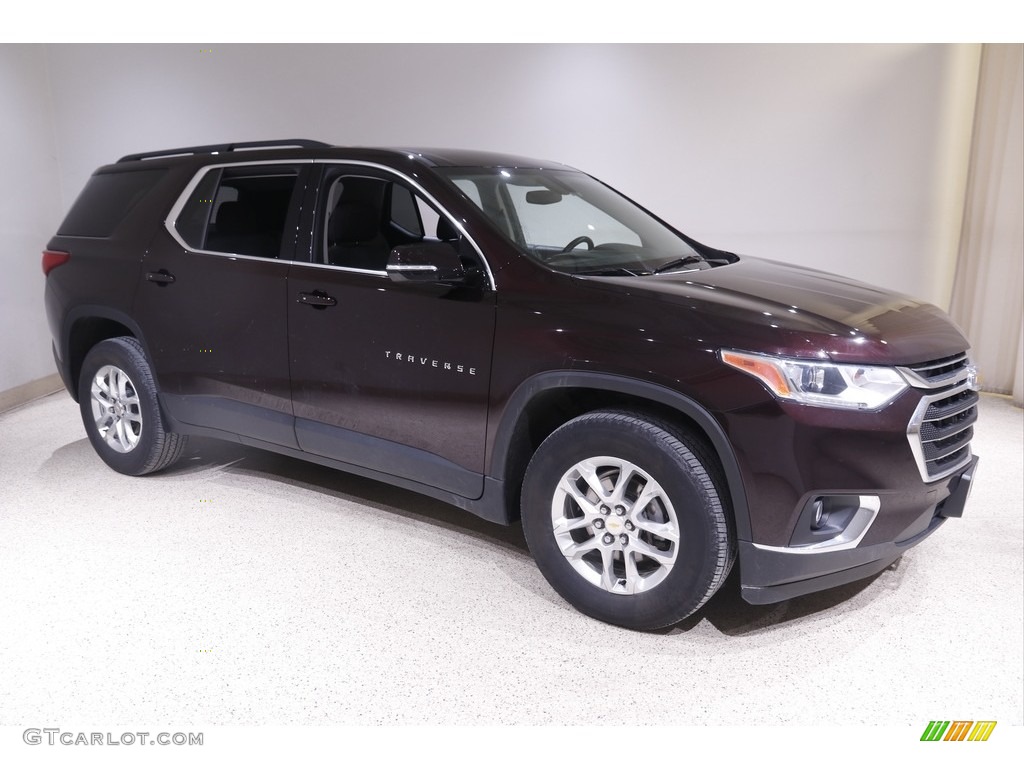 2020 Black Cherry Metallic Chevrolet Traverse LT 143732809 Photo 5