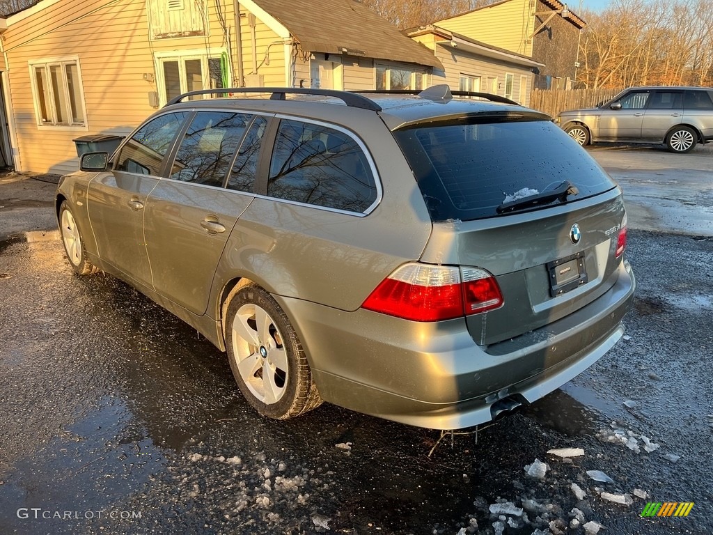 2006 5 Series 530xi Wagon - Titanium Grey Metallic / Beige photo #5